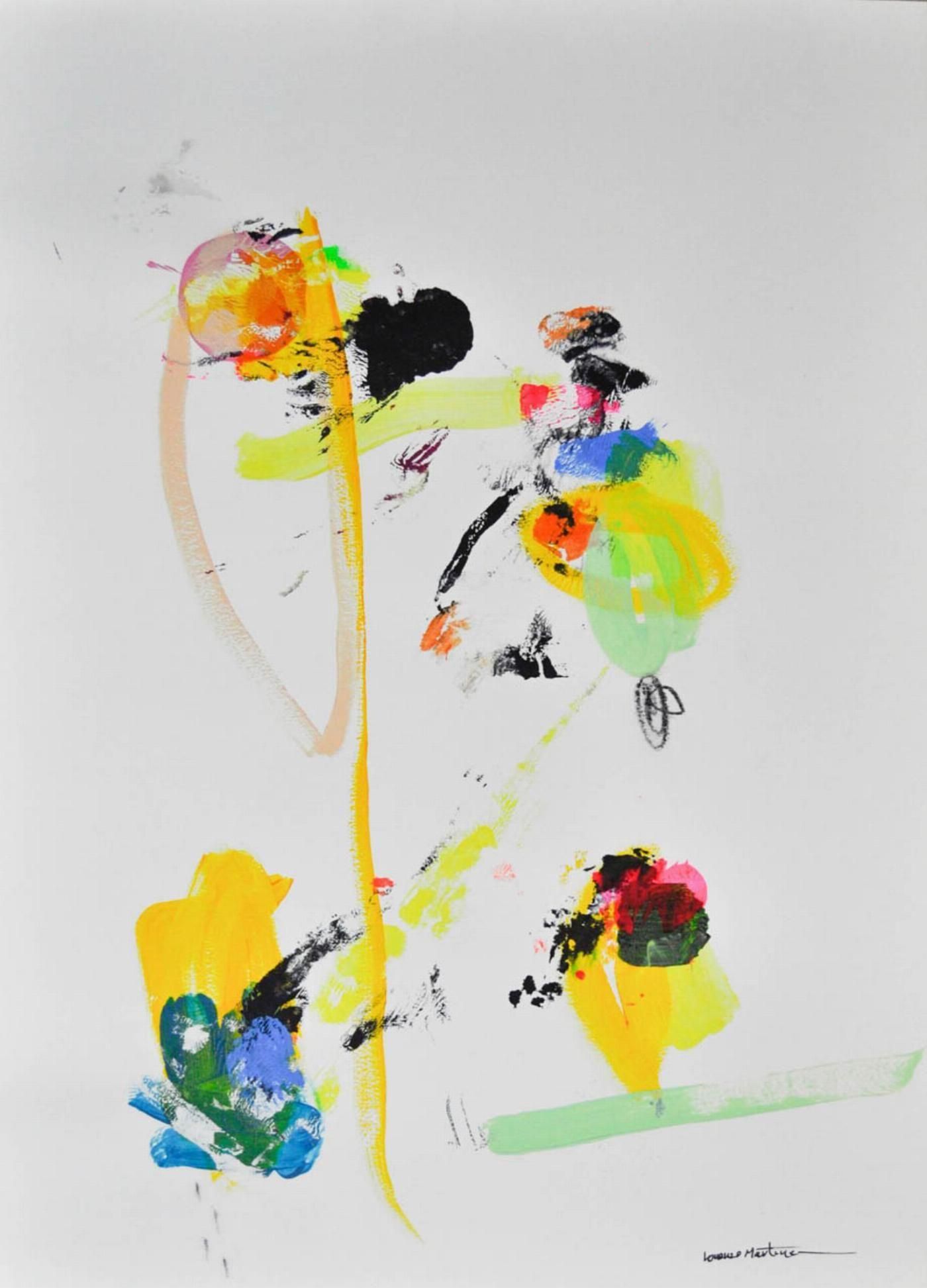 Obra de arte abstracta