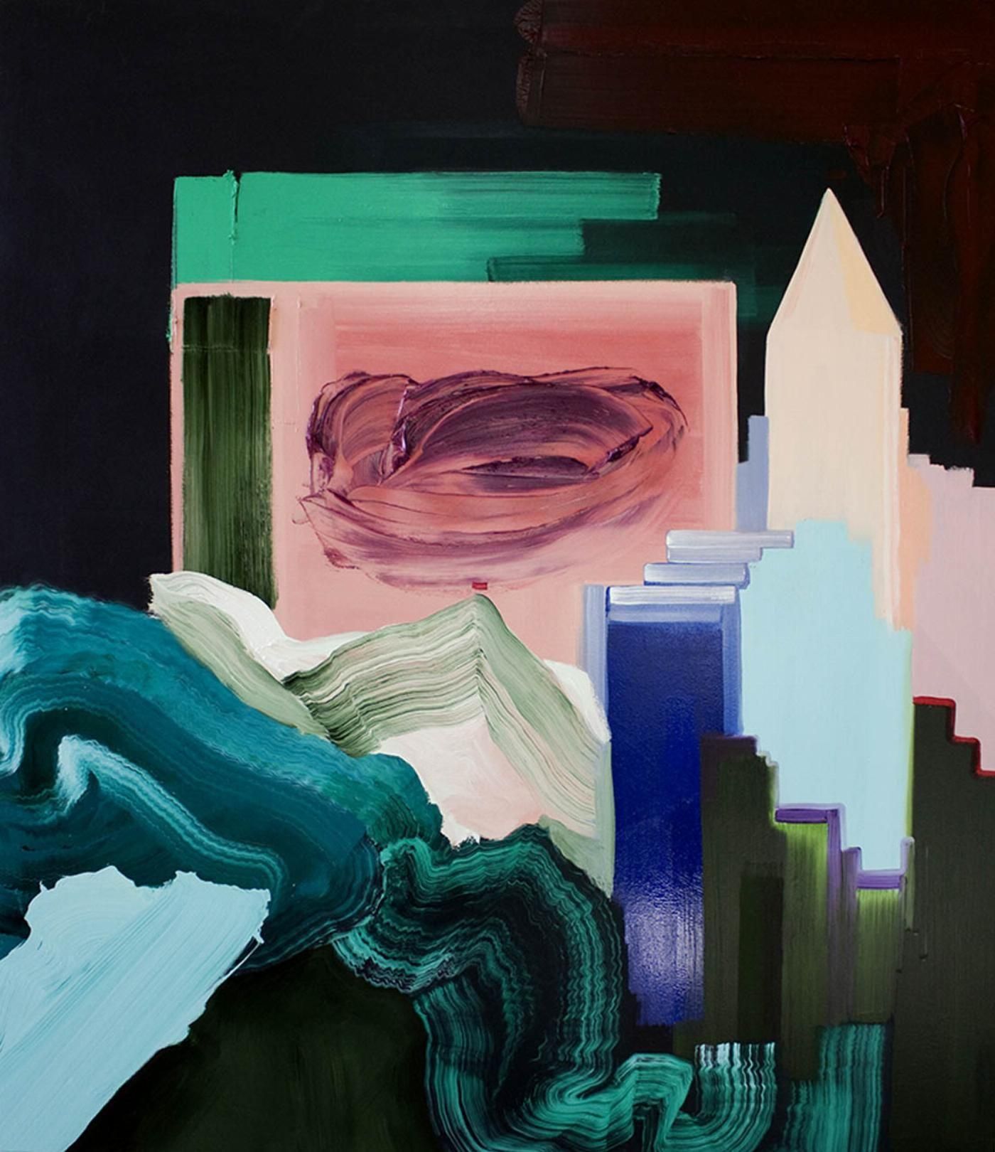 Obra de arte abstracta