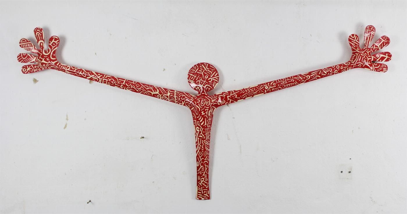 abrazos escultura santi