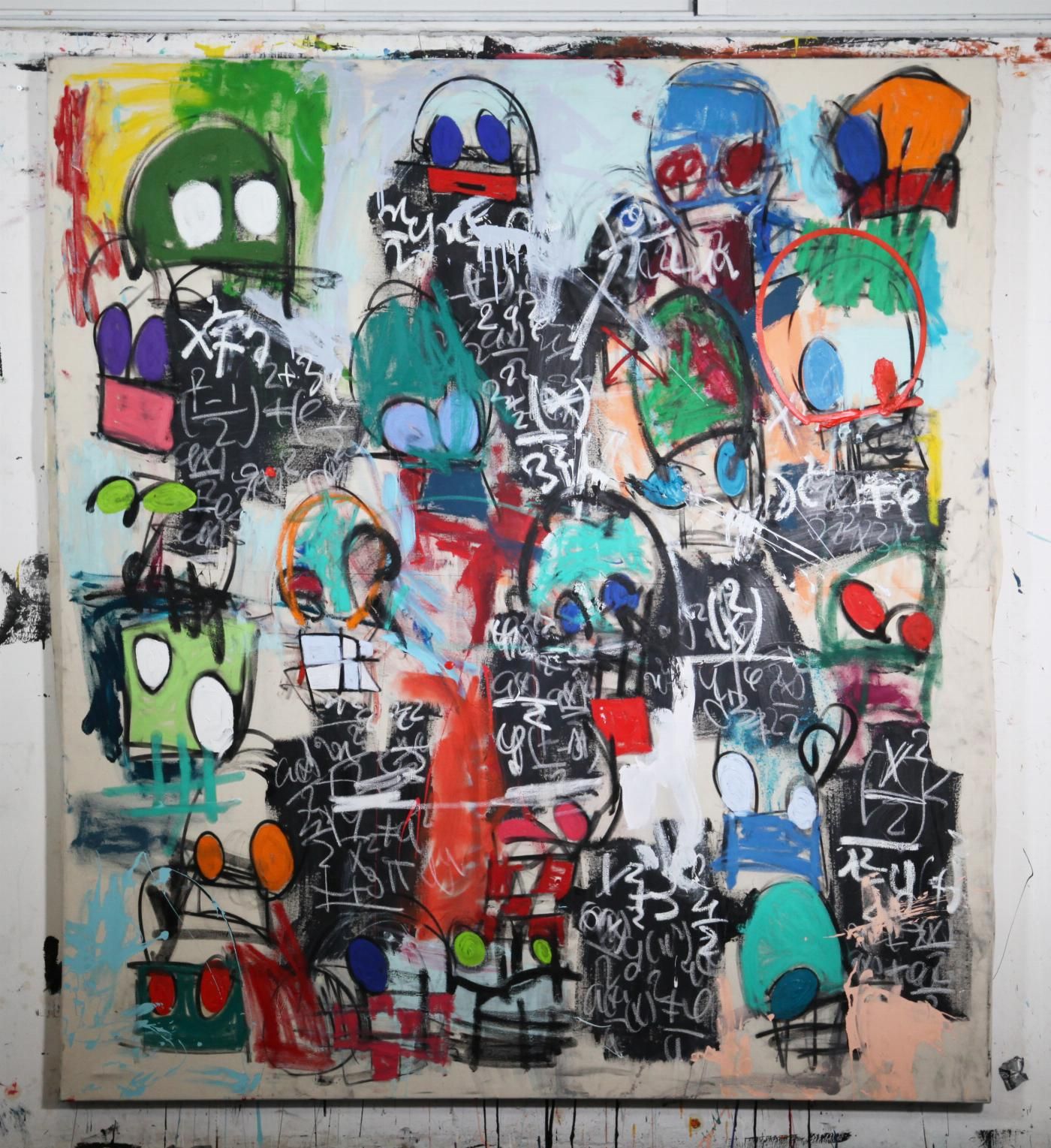 pintura abstracta taher