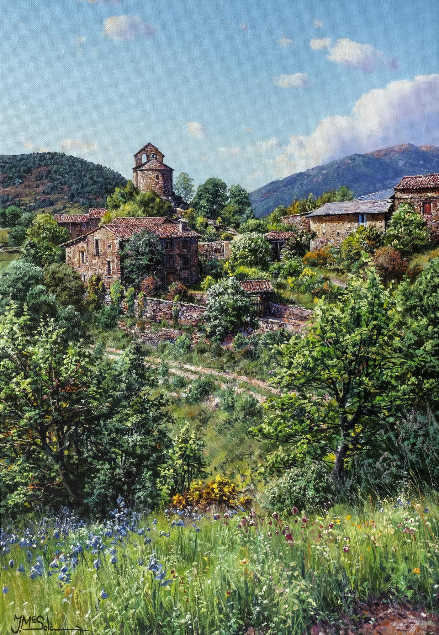 Pedra pintura figurativa