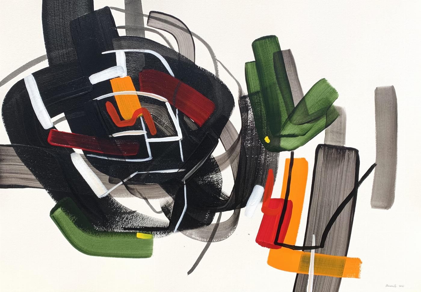 pintura abstracta maria jose benvenuto