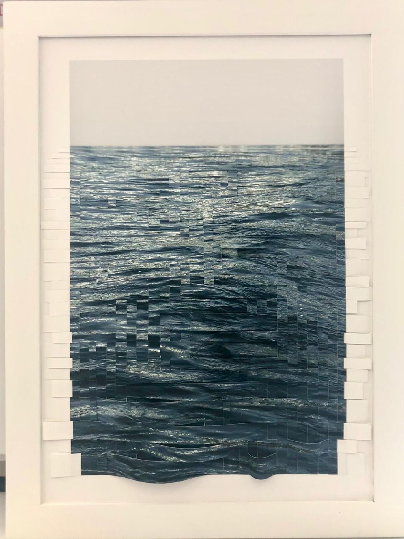 escultura tejido de mar