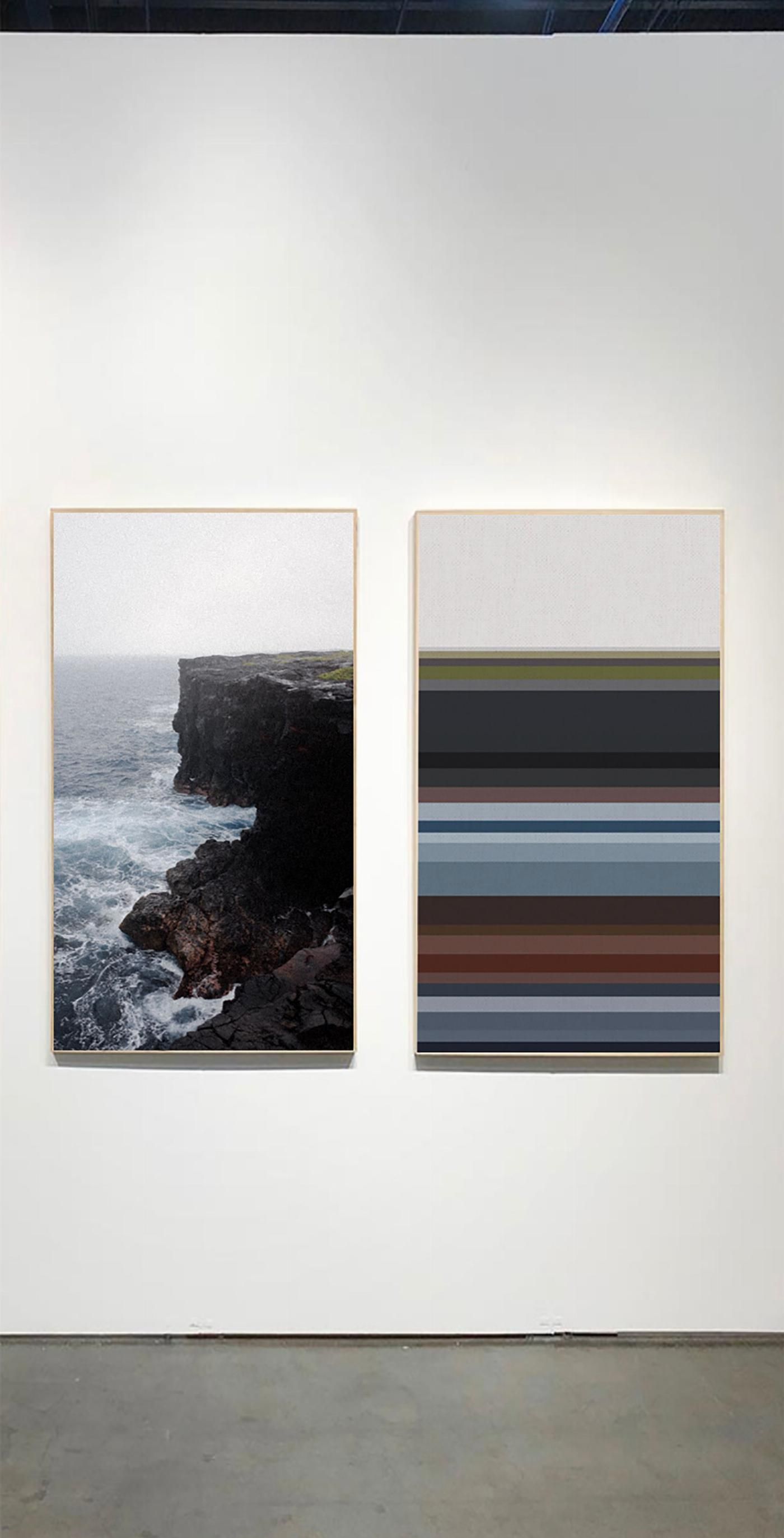 diptico fotografia y pintura