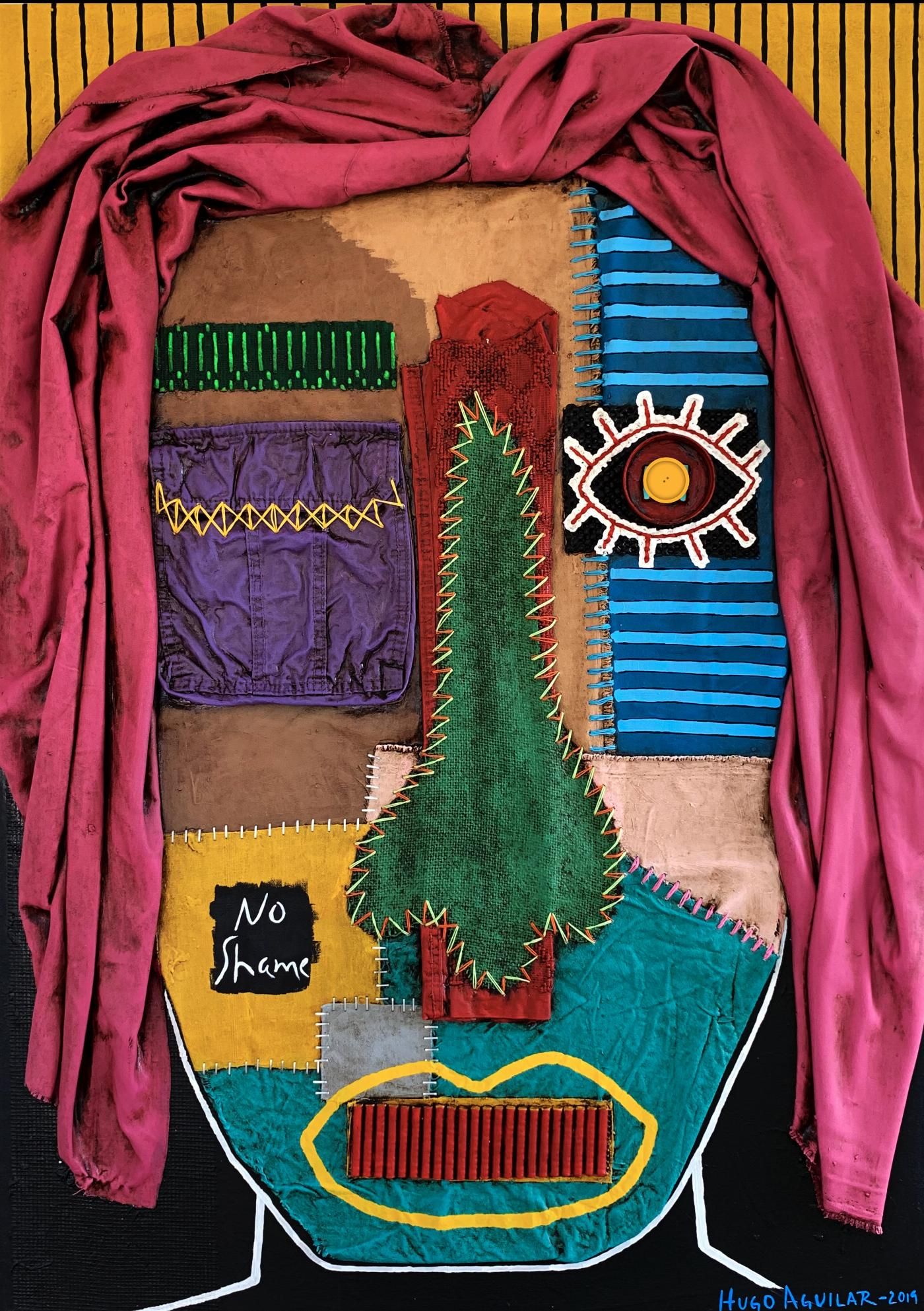 cuadro moderno precolombino