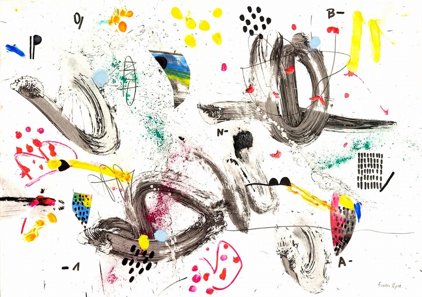 Artista español arte abstracto informalismo