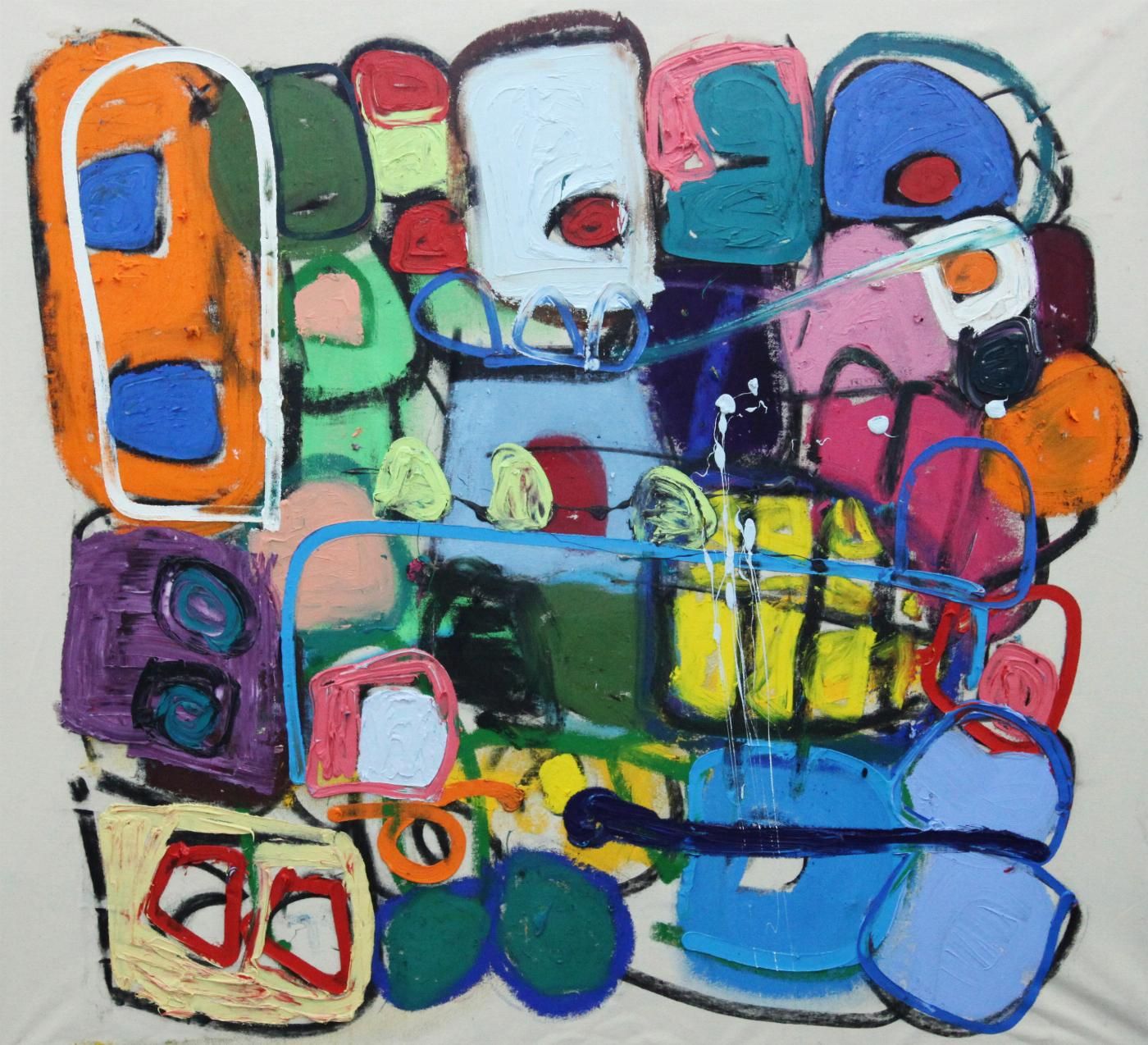 2Wecantkeepupthispace100x120cm