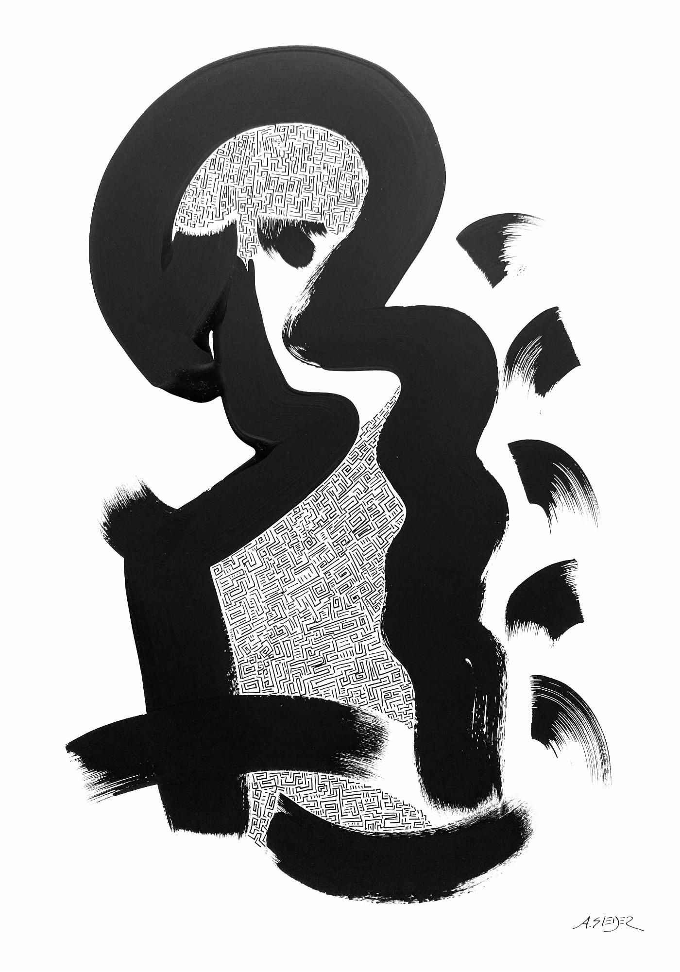 arte minimal blanco y negro