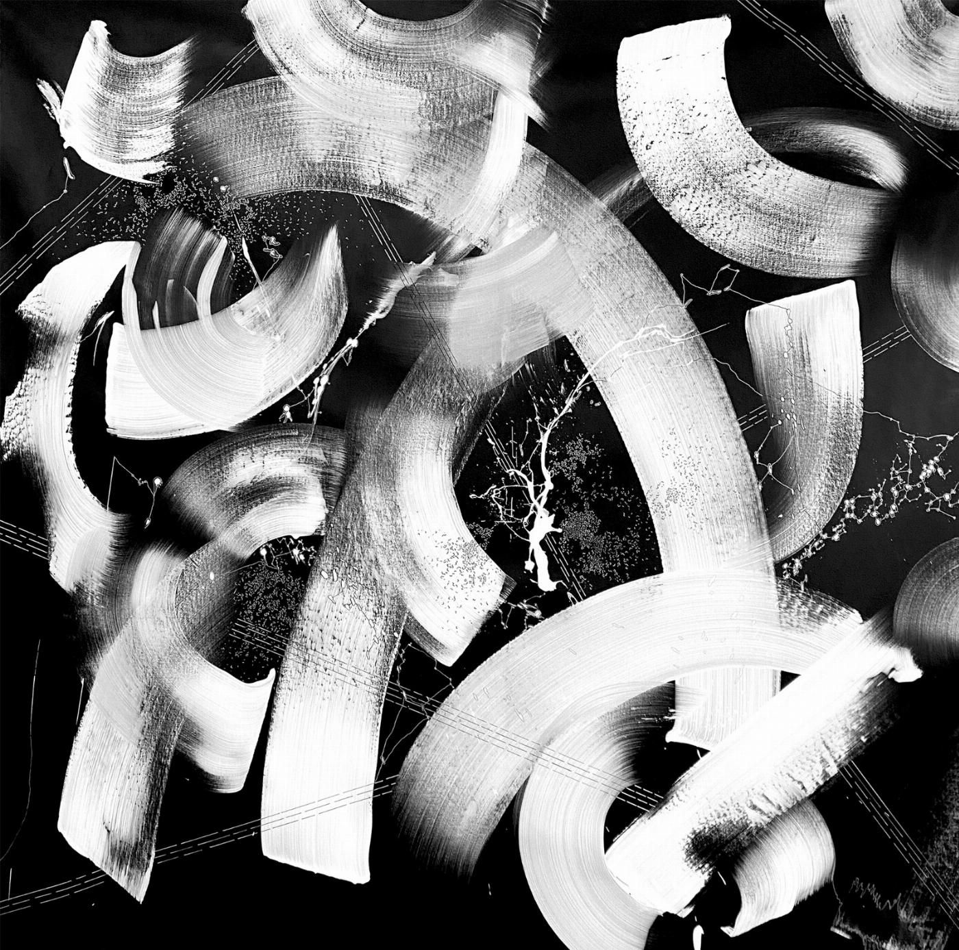 Arte minimalista en blanco y negro